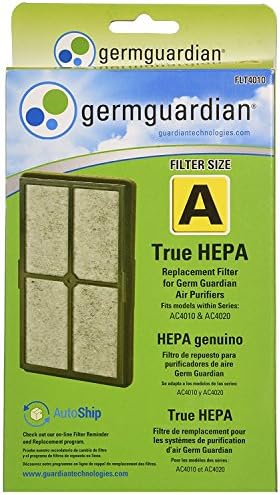 Tecnologias Germoguardian Guardian FLT4010 Filtro de substituição de purificador de ar de alérgenos de alto desempenho genuíno