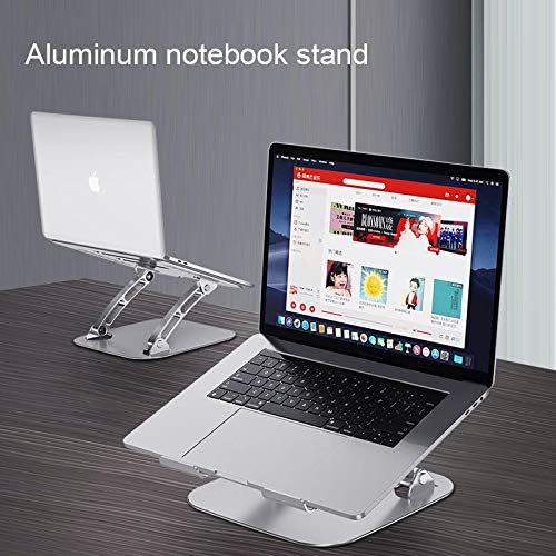Suporte de ondas de caixa e montagem compatível com o Acer Chromebook 314 - Stand Laptop Executivo VersaView, Laptop Metálico Ajustável Ergonômico - Stand - Prata Metálica