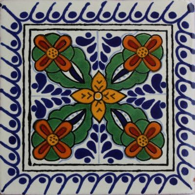 2x2 36 pcs cacerez Talavera mexicana