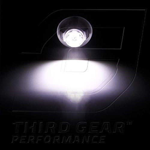TGP T10 Branco 6 LED SMD Placa de placa Bulbos de lâmpadas 2009-2013 Compatível com Nissan GT-R