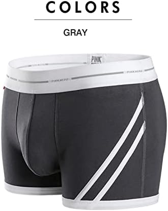 Trunks de algodão masculino de alongamento macio BOIXER BRIUBRA MEN MEN MENL BRIPABLE ENFEITO AUTO DE RUNCO RECULIDADE PACK