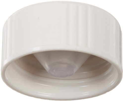 Kimble 74522-22400 Caps de uréia para frasco de cintilação, branco, revestimento em forma de cone de polietileno, 22-400