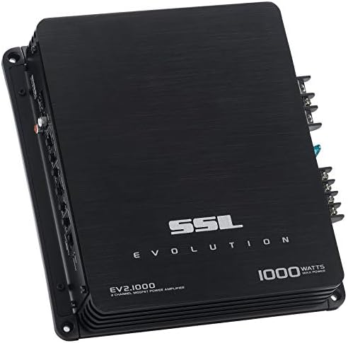 Sound Storm EV2.1000 Evolução de 1000 watts, 2 canal, 2 a 8 ohm de classe estável A/B, alcance completo, amplificador