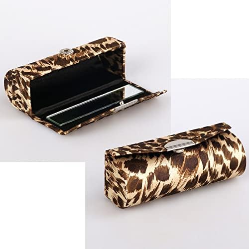 Miao Jin 12pcs Lipstick Case com caixa de batom espelho Caixa de armazenamento Mini capa de jóias portáteis de jóias