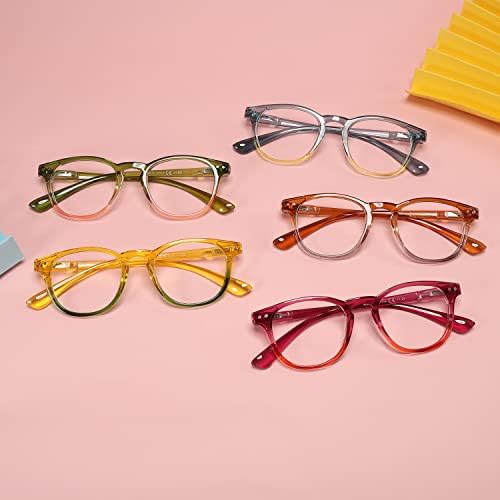 Lur Lendo óculos 5 Leitores de moda de embalagem para mulheres