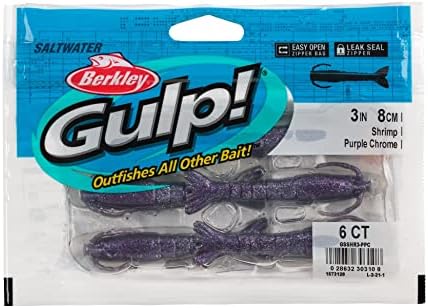 Berkley Gulp! Isca de pesca de camarão de água salgada