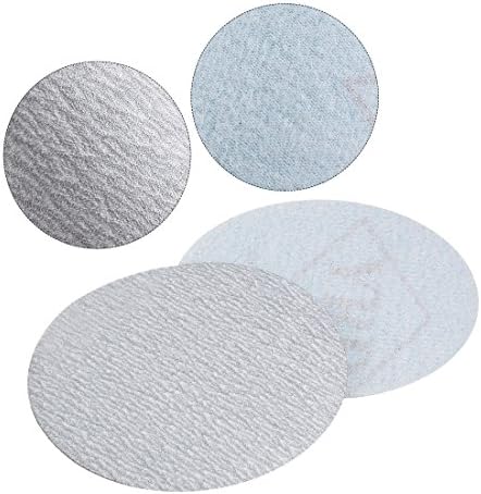 UXCELL 30 PCS de 3 polegadas Óxido de alumínio White Dry e Lixing Landing Discs Landpaper 600 Grit