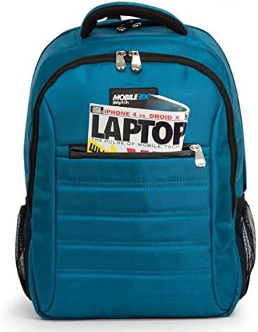 Mobile Edge Teal Smartpack Laptop de 16 polegadas Backpack com bolso de tablet acolchoado separado, design leve para homens, mulheres, estudantes mebpsp9