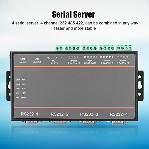 Servidor serial 4-Sries RS232/485/422 para Ethernet 5-36V para servidor serial de controle de controle industrial