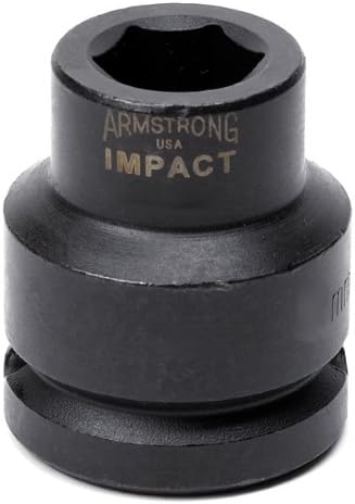 Armstrong 48-028 3/4 de polegada de acionamento 6 ponto 28 mm soquete de impacto