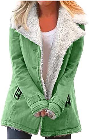 Jaquetas longas de foviguo para mulheres com moda e túnica de manga longa parka para mulheres trabalhos de inverno FIXA Fuzzy Hoody