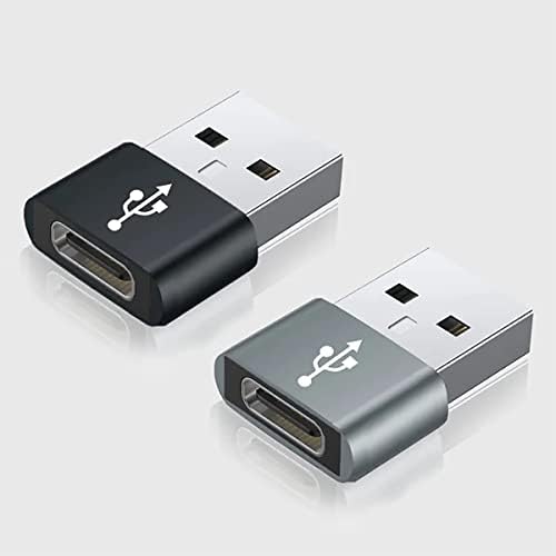 Usb-C fêmea para USB Adaptador rápido compatível com seu Dell XPS 13z para Charger, Sync, dispositivos OTG como teclado, mouse, zip,