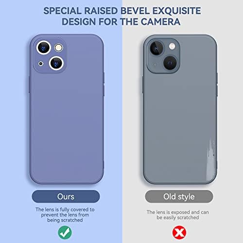 Caixa de armadura dourada para iPhone 13, líquido macio de silicone líquido protetor à prova de choque protetor capa com
