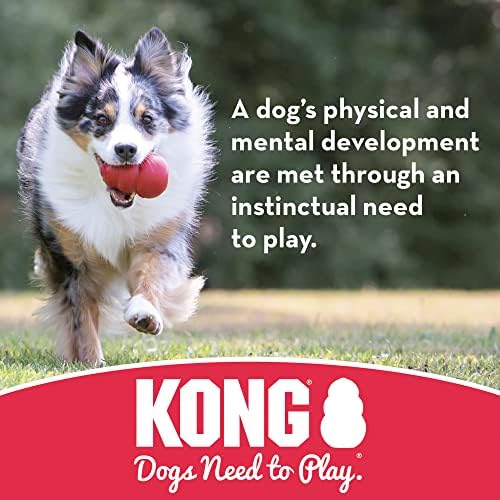 Kong - Extreme Ball - Toy Durável para Cachorro de Rubrote para Cresdores Power, Black - para cães pequenos