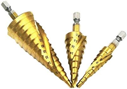 Etapa de perfuração Bits de perfuração de metal de madeira bit de titânio liga espiral groove spurr drill bit 4-12/4-20/4-32mm Ferramenta