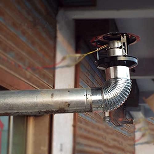 Fã de lareira da chaminé, ventilador de chaminé, fanflada induzida por pó de pó de exaustão de 60W, ventilador de ventilador