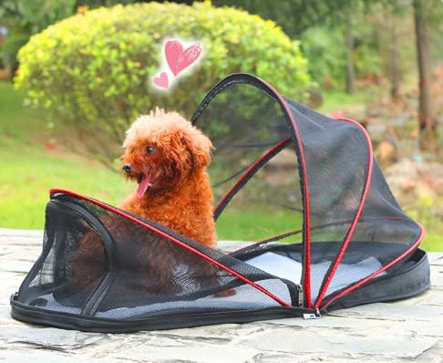 Pet Tent Dog Kennel ao ar livre barraca de cachorro gato canil dobrável e removível