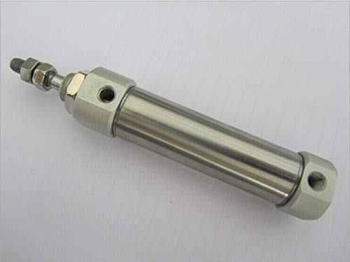 Fevas Bore 10mm x 100mm Stroke Pneumatic CDJ2B Série de aço inoxidável Mini cilindro