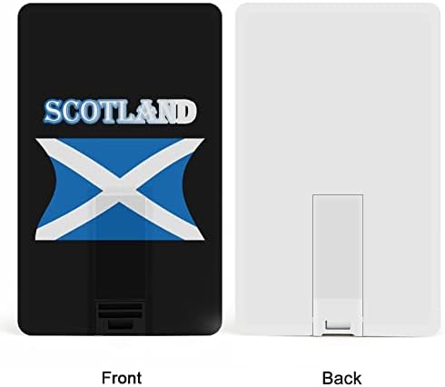 Scotland Flag USB Drive Credit Card Card Design USB Flash Drive U Disk Thumb Drive 64g