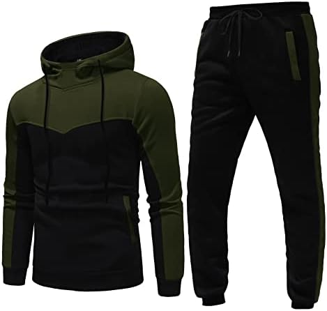 Fuos XXBR para homens, Winter Spring Camar bloco colorido de retalhos Jackets com capuz Sweatshirts Sorta esportes de suor esportivo
