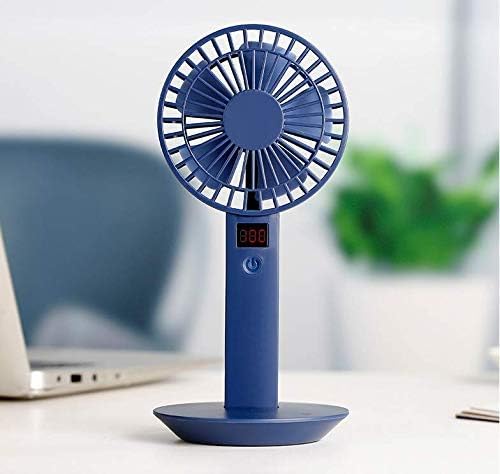 Razzum Electric Fan, Mini USB Handheld Dormitório portátil portátil Recarregável Desktop Fan, ventilador