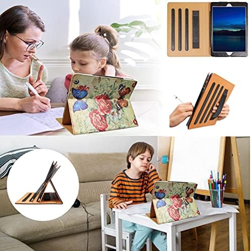 iPad 9.7 Pro A1673 Caso, iPad Pro A1674 Tampa, Ipad Handle Hand Stap Stap Folio Case com função Sleep/Wake para