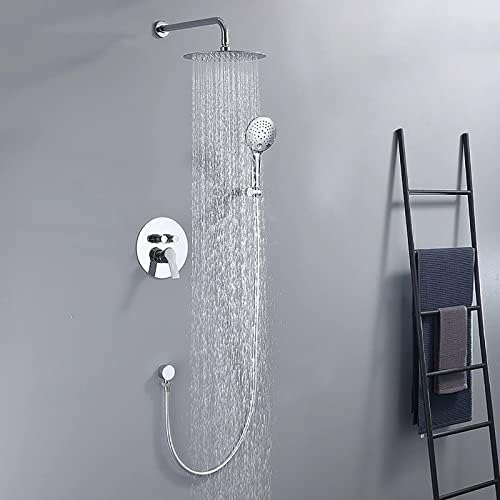 Sistema de chuveiro Torneira de chuveiro montado na parede Conjunto de combo de chuveiro de chuveiro de chuveiro com