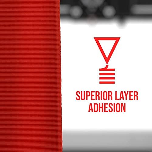 XYZprinting ABS 3D Filamento, NFC, precisão dimensional +/- 0,02 mm, 1kg de bobo, 1,75 mm, vermelho