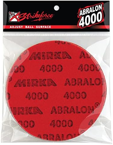 KR Strikeforce Abralon Sanding Pad - 4000 grão, vermelho