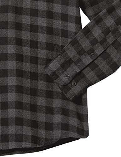 Essentials Men-Mleeve Flannel camisa