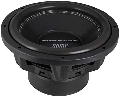 Power Acoustik BAMF-124 Subwoofer da série BAMF, Black