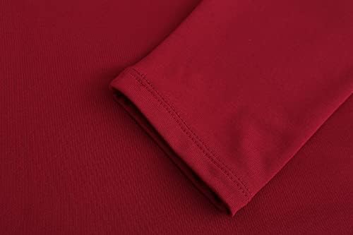 Sslr-térmico-camisetas para tampe de manga longa de lã de lã de lã de lã de lã de lã de inverno