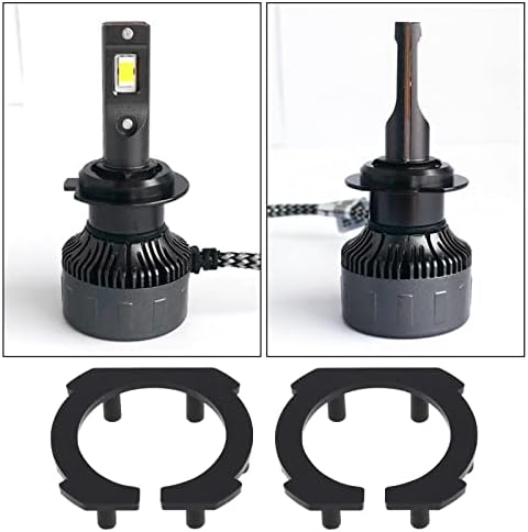 Adaptadores de farol de LED 2PCs H7 Substituição compatível com Mazda 3/5/6 M3/M5/M6 H7 LED BOLETL BULLER Retentor Black