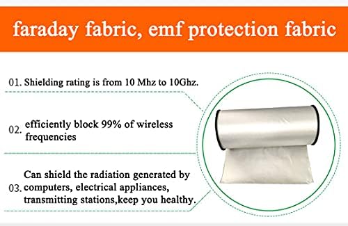 Tecido de Faraday de grau militar, bloco de proteção de proteção EMI RFID EMI RFID, tecido de níquel Copper Fabric