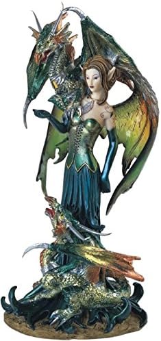 George S. Chen importa coleta de fadas Pixie com Dragon Fantasy Figure Figure Decoration