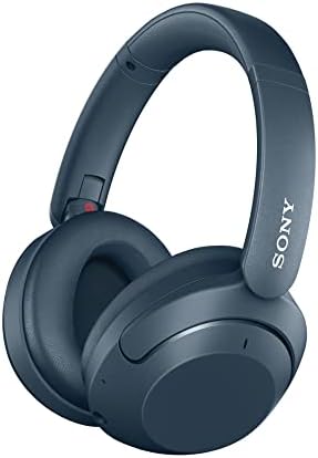 Sony WH-XB910N Extra Bass Ruído cancelando fones de ouvido, Bluetooth sem fio sobre o fone de ouvido com microfone e controle