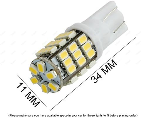 Thilon - 42 -SMD T10 168 12V LED LUZBLS SUBLICAÇÃO T15 921 912 906 LED mais brilhante extra