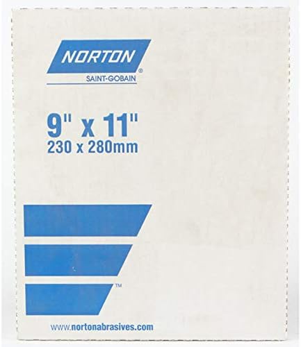 Norton Abrasivos/St Gobain 180G Sandheet 00157 9x11 180 Grit Alo Landing Folha de Landing