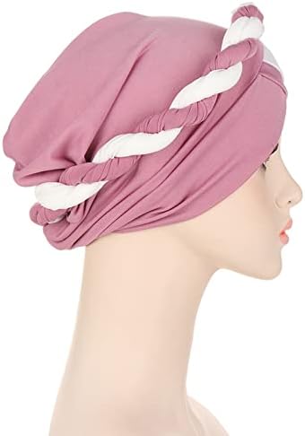 Capacete de gorro para mulheres para mulheres, chapéus de turbante tranças Cap boné de cabeceira de cabeceira de lenço de lenço