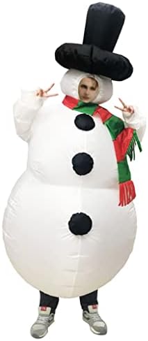 Zayz inflável fantasia de boneco de natal, decoração de Natal, festa de natal, terno engraçado, um tamanho se encaixa na maioria