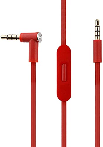Solo de 3,5 mm a 3,5 mm Solo Solo 3 Fio de cabo de cabo de áudio com microfone em linha e controle remoto compatível