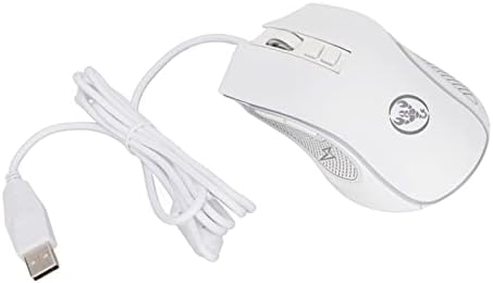 Mouse ergonômico, rgb 3600 dpi colorido mouse mecânico ergonômico para para para o OS X White