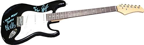 Joey Fatone e Chris Kirkpatrick autografaram o NSYNC ELECTIC Guitar - Guitars