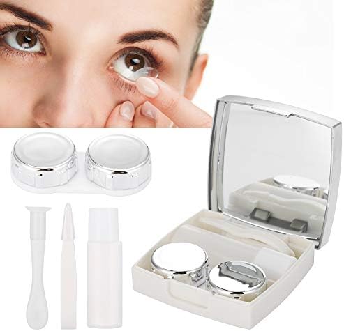 Caixa de lentes de contato, caixa de lentes, contêiner de lentes oculares para lentes de contato da loja