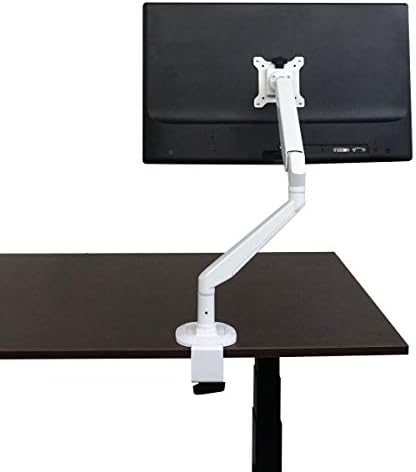 X-Ts Montante único Montagem Articuladora do braço do monitor de mola, suporte de mesa de montagem VESA ajustável