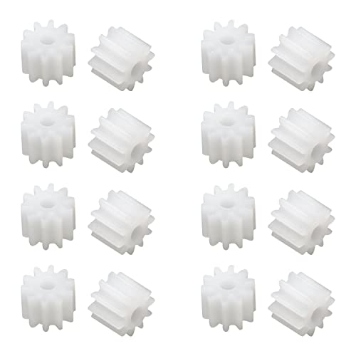 Aicosineg 30pcs engrenagens de plástico 10 dentes modelo 102a engrenagem de redução de engrenagens de minhocas de plástico