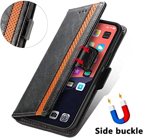 Daikmz capa para iPhone 14/14 Plus/14 Pro/14 Pro Max, capa de carteira de couro com fechamento magnético de caça de cartas de chutes