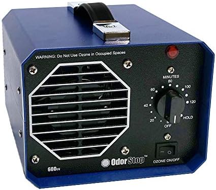 ODORSTOP OS600UV1 Mini/Tamanho da viagem gerador de ozônio/purificador de ar UV para áreas de 600 pés quadrados +