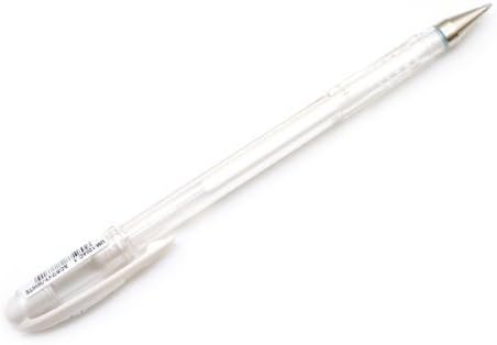 Uni-Ball Signo Angelic UM-120AC Pen de tinta em gel 0,7 mm, tinta branca, 3 canetas por pacote