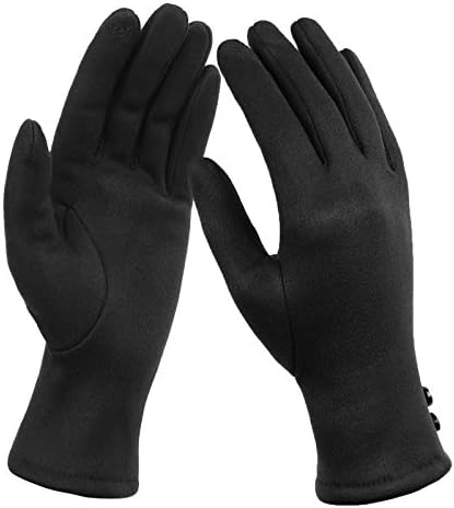 WansiHe Luvas quentes de inverno para homens Mulheres, tela sensível ao toque luvas macias para a condução de ciclismo de corrida